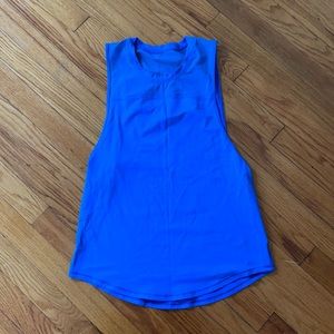 Royal blue lululemon muscle top